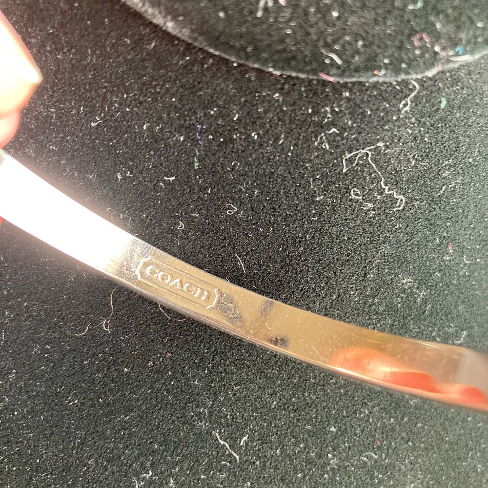 Coach Silver Bangle - Picture 2 of 2